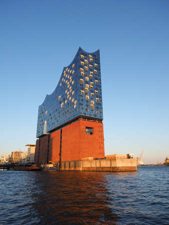 HAMBURG, GERMANY - CIRCA MAY 2017: Elbphilharmonie concert hall designed by Herzog and De Meuronのeditorial素材