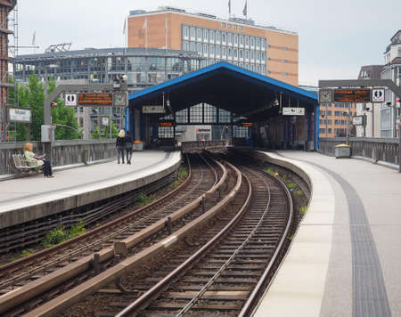 HAMBURG, GERMANY - CIRCA MAY 2017: S-Bahn (S-Train) rapid transit systemのeditorial素材