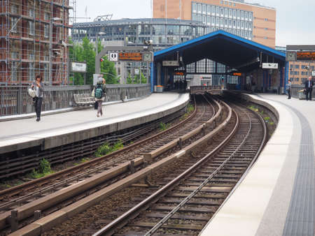 HAMBURG, GERMANY - CIRCA MAY 2017: S-Bahn (S-Train) rapid transit systemのeditorial素材