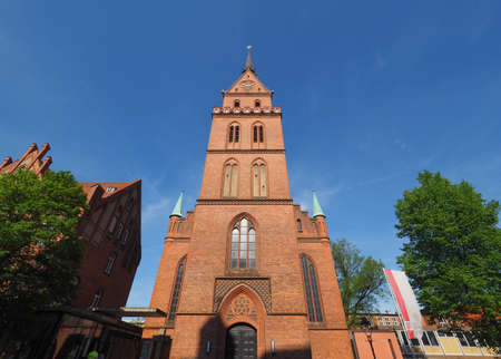 LUEBECK, GERMANY - CIRCA MAY 2017: Propsteikirche Herz Jesu (Church of the Sacred Heart of Jesus)のeditorial素材