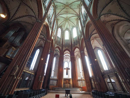 LUEBECK, GERMANY - CIRCA MAY 2017: St Marien (St Mary) churchのeditorial素材