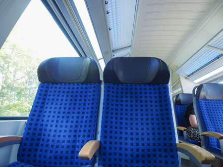 HAMBURG, GERMANY - CIRCA MAY 2017: German train interior