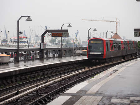 HAMBURG, GERMANY - CIRCA MAY 2017: S-Bahn (S-Train) rapid transit system