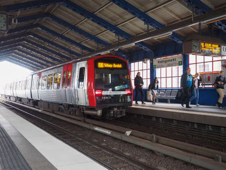 HAMBURG, GERMANY - CIRCA MAY 2017: S-Bahn (S-Train) rapid transit system