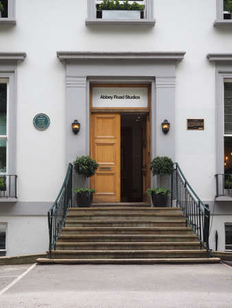 LONDON, UK - CIRCA JUNE 2017: Abbey Road recording studios made famous by the 1969 Beatles album coverのeditorial素材