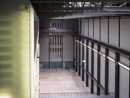LONDON, UK - CIRCA JUNE 2017: Turbine Hall at Tate Modern art gallery in South Bank power station