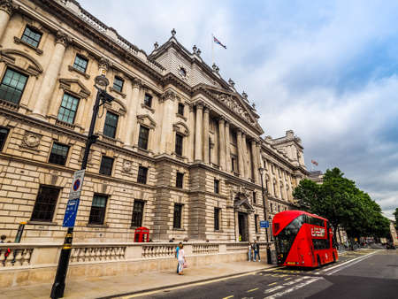 LONDON, UK - CIRCA JUNE 2017: HMRC Her Majesty Revenue and Customs building (high dynamic range)のeditorial素材