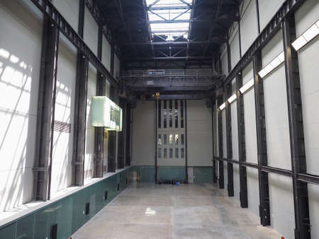LONDON, UK - CIRCA JUNE 2017: Turbine Hall at Tate Modern art gallery in South Bank power station