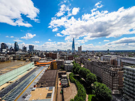 LONDON, UK - CIRCA JUNE 2017: View of the city skyline (high dynamic range)のeditorial素材
