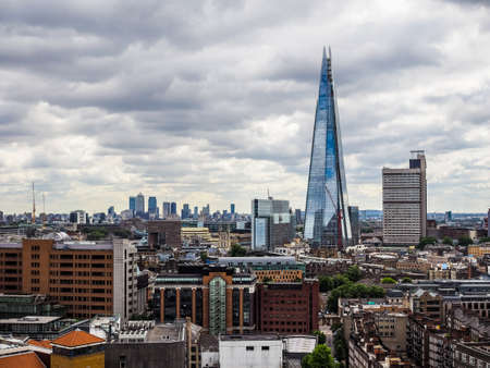 LONDON, UK - CIRCA JUNE 2017: View of the city skyline (high dynamic range)のeditorial素材