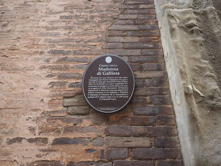 BOLOGNA, ITALY - CIRCA SEPTEMBER 2017: Church of Madonna di Galliera aka San Filippo Neriのeditorial素材