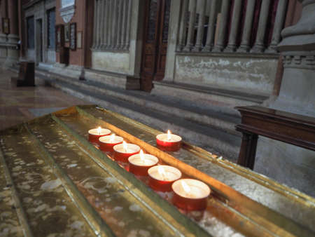 BOLOGNA, ITALY - CIRCA SEPTEMBER 2017: Interior view of the Church of San Petronio in Piazza Maggioreのeditorial素材