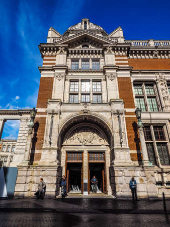 LONDON, UK - CIRCA JUNE 2017: Victoria and Albert (VA) museum, high dynamic rangeのeditorial素材