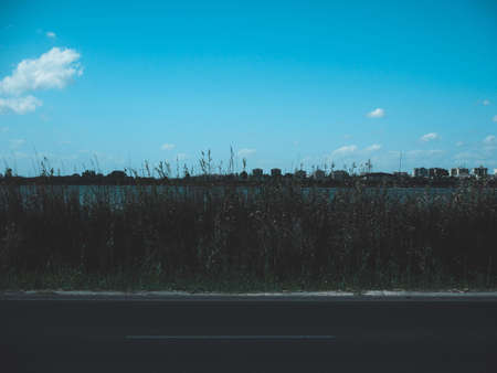 Saline (meaning Salt flats) in Cagliari, Italyの写真素材