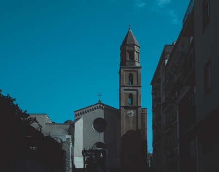 Church of Santa Eulalia in Cagliari, Italyの写真素材