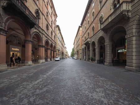 BOLOGNA, ITALY - CIRCA SEPTEMBER 2017: Via dell Indipendenza streetのeditorial素材