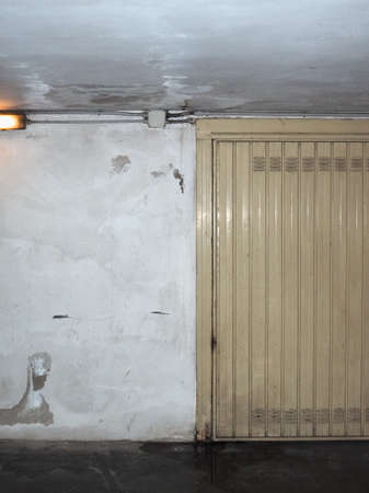 damage caused by dampness and moisture on a wallの写真素材