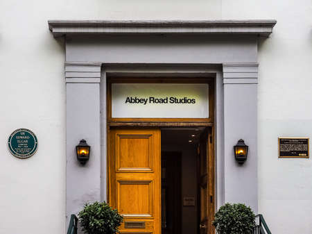 LONDON, UK - CIRCA JUNE 2017: Abbey Road recording studios made famous by the 1969 Beatles album...
