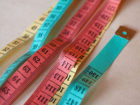 soft tailor meter ruler in metric units