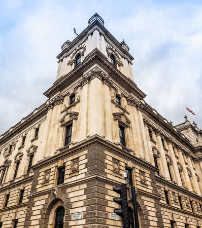 LONDON, UK - CIRCA JUNE 2017: HMRC Her Majesty Revenue and Customs building (high dynamic range)のeditorial素材