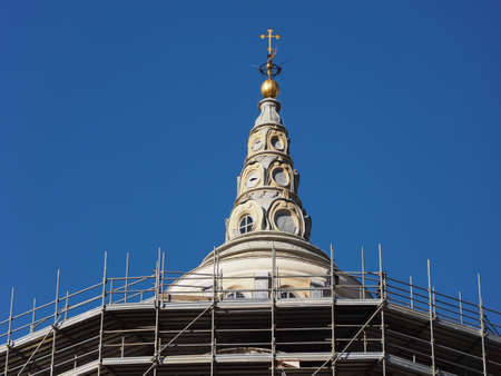 Cappella della Sindone meaning Holy Shroud chapel in Turin, Italyの写真素材