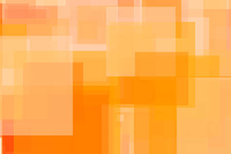 Abstract minimalist orange illustration with squares useful as a backgroundの写真素材