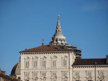 TURIN, ITALY - CIRCA JANUARY 2018: Palazzo Reale meaning Royal Palaceのeditorial素材