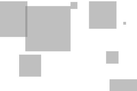 Abstract minimalist illustration with squares useful as a backgroundの写真素材