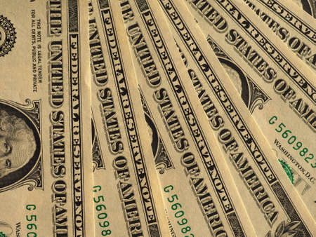 Dollar banknotes money (USD), currency of United States