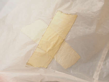 off white paper texture useful as a backgroundの写真素材