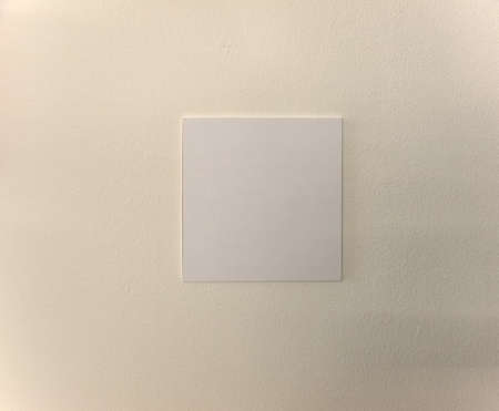 blank label on a wall with copy spaceの写真素材
