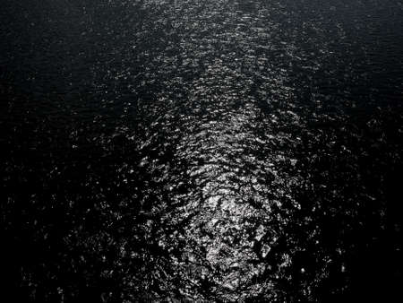 grunge dark black water texture useful as a backgroundの写真素材