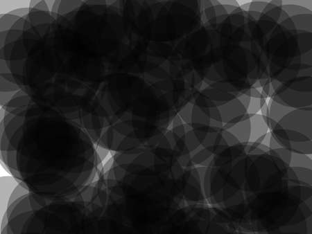 Abstract minimalist illustration with circles useful as a backgroundの写真素材