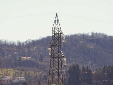 communication tower radio mast with antenna aerialの写真素材