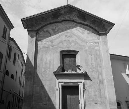 BOLOGNA, ITALY - CIRCA SEPTEMBER 2017: Church of San Donato in black and whiteのeditorial素材