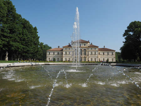 TURIN, ITALY - CIRCA MAY 2018: Villa La Tesoriera baroque palace from 18th century now houses the musical libraryのeditorial素材