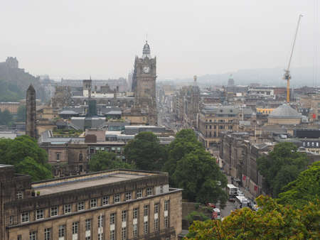 EDINBURGH, UK - CIRCA JUNE 2018: View of the city