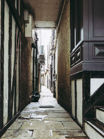 CHESTER, UK - CIRCA JUNE 2016: View of the old city centreのeditorial素材