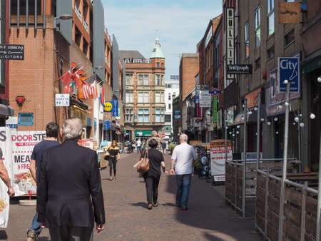 BELFAST, UK - CIRCA JUNE 2018: View of the city centreのeditorial素材