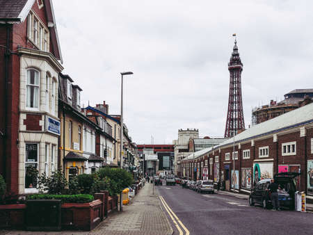 BLACKPOOL, UK - CIRCA JUNE 2016: View of the cityのeditorial素材
