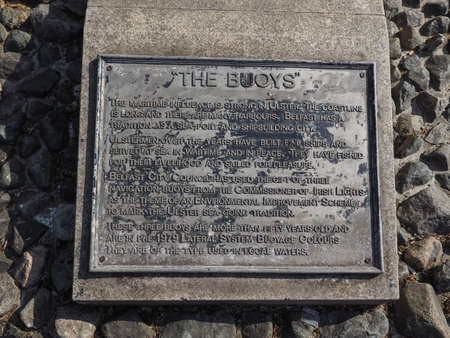 BELFAST, UK - CIRCA JUNE 2018: The Buoysのeditorial素材