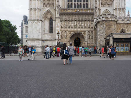 LONDON, UK - CIRCA JUNE 2018: Westminster Abbey anglican churchのeditorial素材