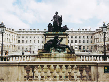 LONDON, UK - CIRCA JUNE 2018: Somerset Houseのeditorial素材