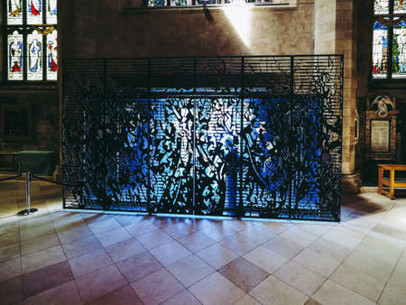 EDINBURGH, UK - CIRCA JUNE 2018: St Giles Cathedral church (aka High Kirk of Edinburgh) interior viewのeditorial素材