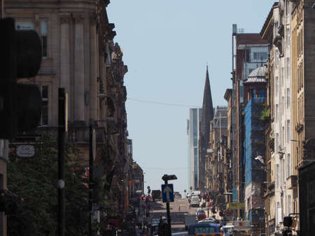 GLASGOW, UK - CIRCA JUNE 2018: View of the city of Glasgowのeditorial素材