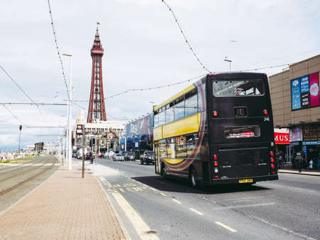 BLACKPOOL, UK - CIRCA JUNE 2016: View of the cityのeditorial素材