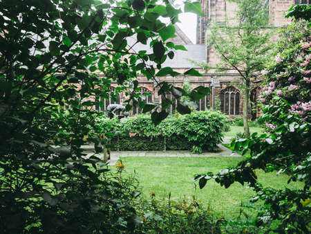 CHESTER, UK - CIRCA JUNE 2016: Chester Anglican Cathedral churchのeditorial素材