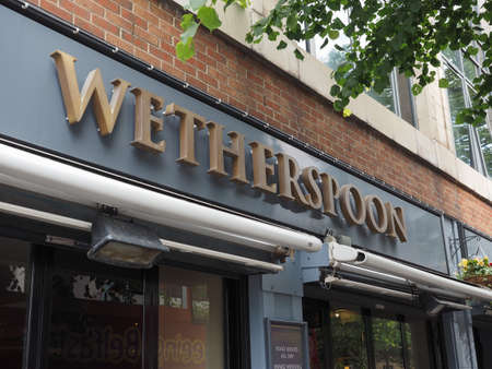 BELFAST, UK - CIRCA JUNE 2018: Wetherspoon public house