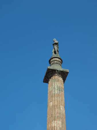GLASGOW, UK - CIRCA JUNE 2018: Sir Walter Scott column in George Square
