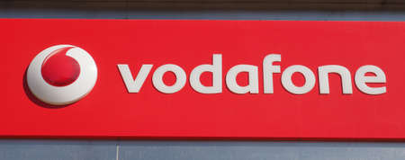 EDINBURGH, UK - CIRCA JUNE 2018: Vodafone storefront